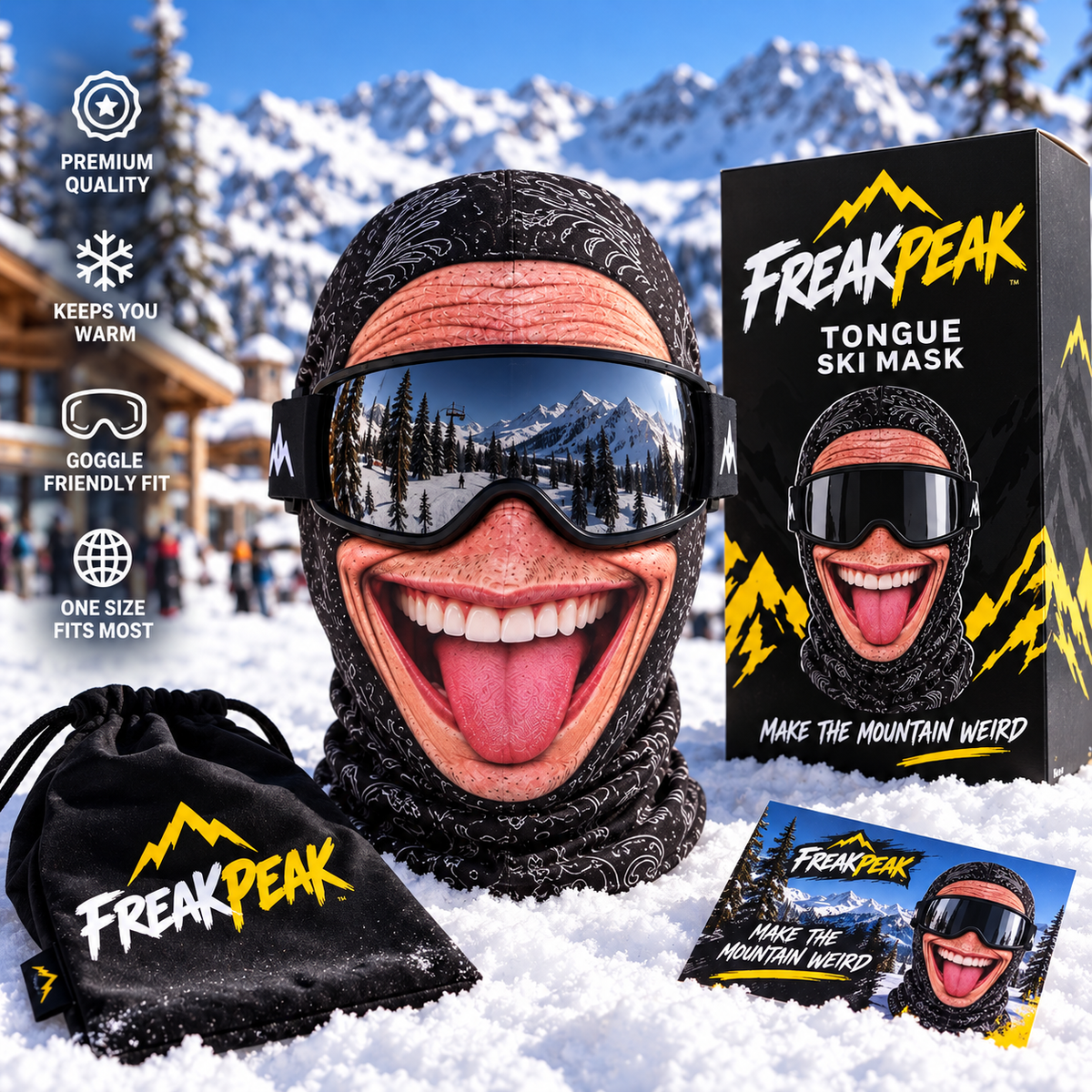 FreakPeak® RealFace Ski Mask