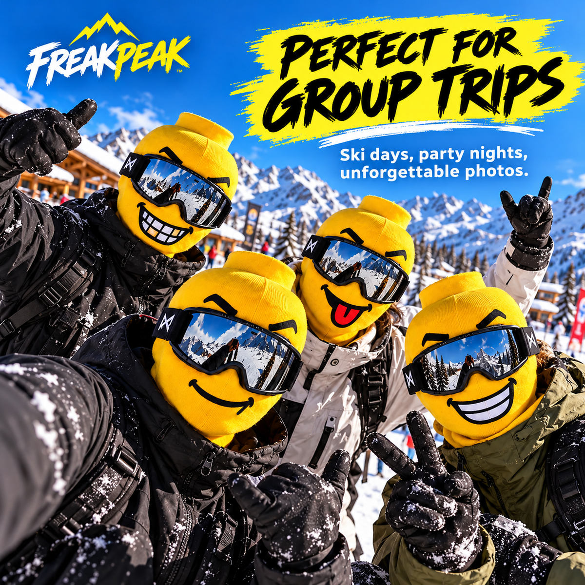 FreakPeak® CharacterHead Ski Hood